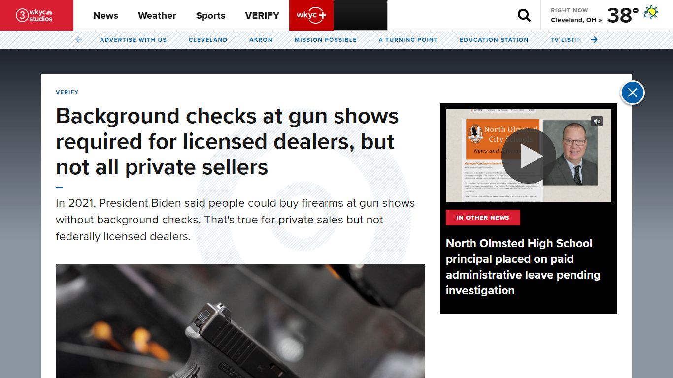 Can you buy a gun without a background check at a gun show? - wkyc.com