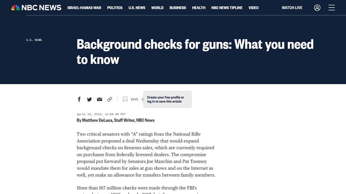 Background checks for guns: What you need to know - NBC News